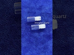 Trasformazione di tubi in bobina di vetro a quarzo trasparente 300 mm OD luce UVC