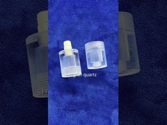 Anello della metropolitana di vetro di quarzo della silice fusa di bobina della filettatura