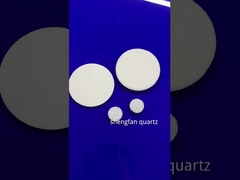 Detettori di actinia a tubo a quarzo di silice fuso di alta qualità