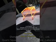 Contenitori di quarzo ad alta temperatura e resistenti alla corrosione, fabbricati su misura