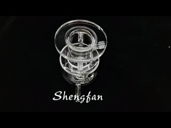 Reattore fotocatalitico premium personalizzato a doppio strato in vetro di quarzo trasparente resistente alla corrosione