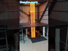 Tubo in vetro al quarzo grande di alta qualità