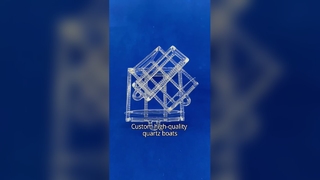 Barche personalizzate in vetro al quarzo resistenti alle alte temperature