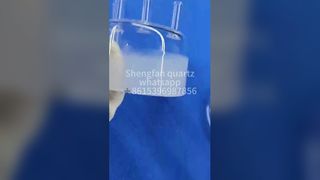 Resistenza alle alte temperature con tubo in vetro al quarzo ultra puro