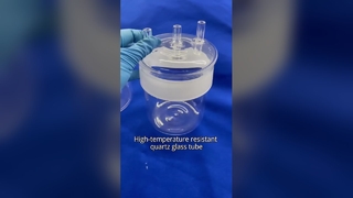 Tubo in vetro al quarzo ad alta temperatura personalizzato